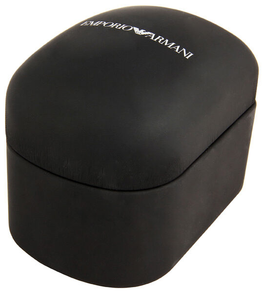 Emporio Armani watch presentation box with brand logo