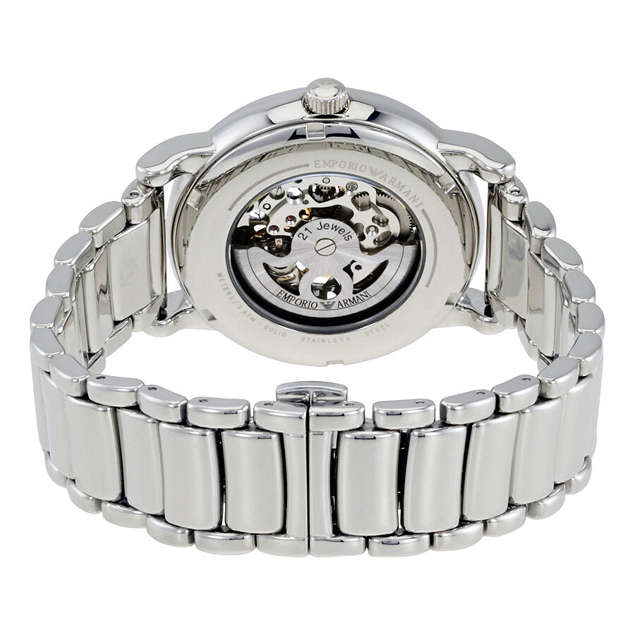 Emporio Armanii Luigi Automatic Silver Men's Watch - AR1980