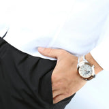 Maserati Traguardo Automatic Silver Open Heart Dial Men's Watch R8823112001