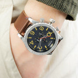 Nixon 51-30 Chrono Black Dial Brown Leather Men's Watch Men's Watch A124-019 - Watches of Australia #4