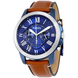 Fossil Grant Chronograph Blue Dial Men's Watch #FS5151 - Watches of Australia