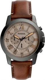 Fossil Grant Chronograph Brown Dial Men's Watch - FS5214