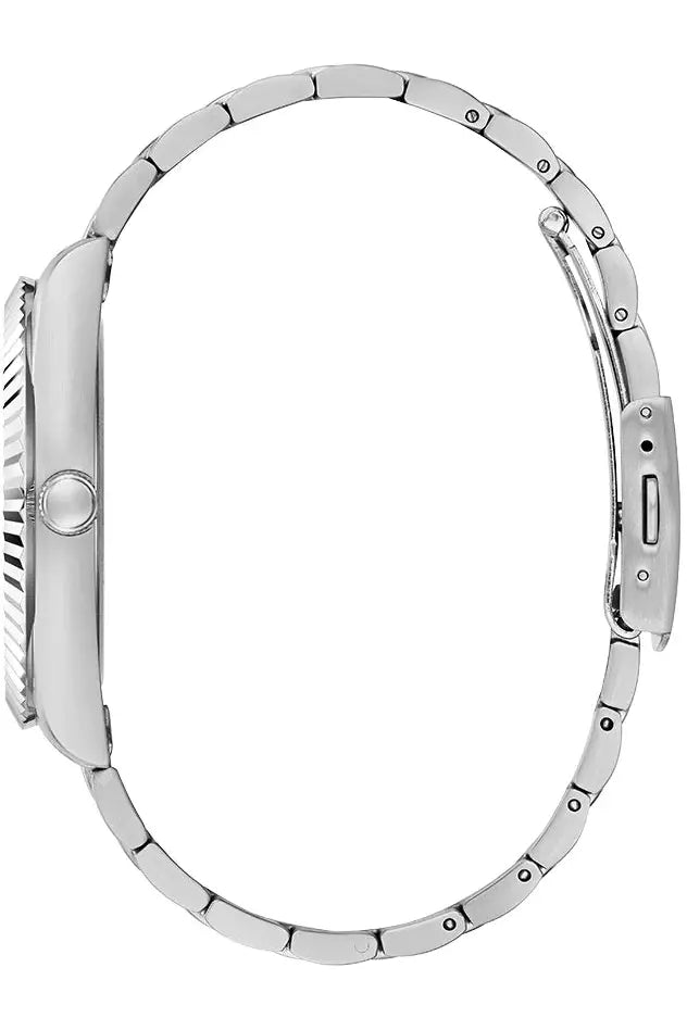 Guess Connoisseur Silver Tone Black Dial Menβs Watch GW0265G1 - Watch
