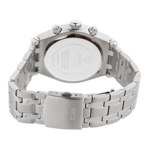 Guess Continental Silver Tone Menβs Watch GW0260G1 - Watch