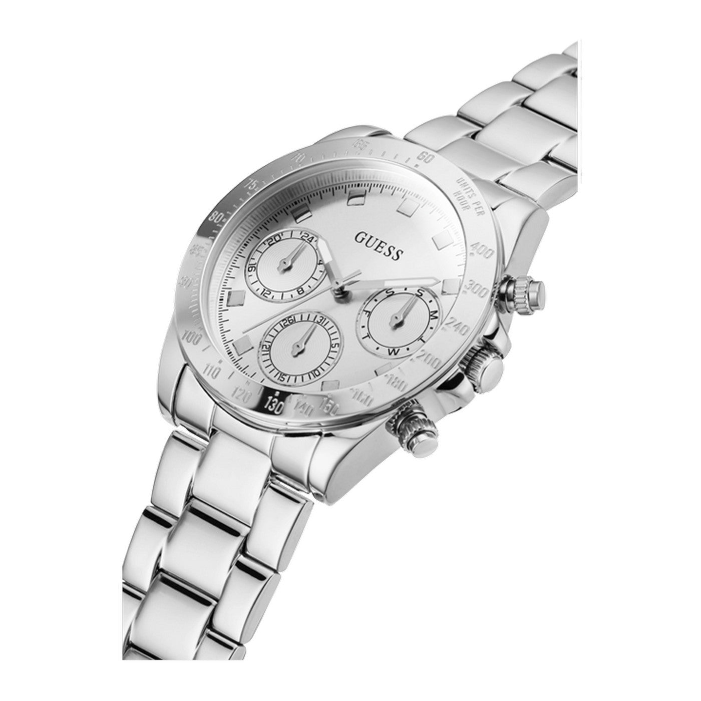 Guess Eclipse Silver Tone Womenβs Watch GW0314L1 - Watch