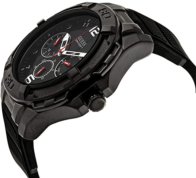 Guess Genesis Quartz Black Dial Men’s Watch W1254G2 - Watch