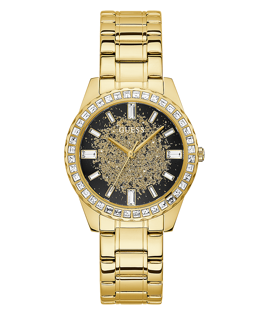 Guess Glitter Burst Gold Tone Womenβs Watch GW0405L2 - Watch
