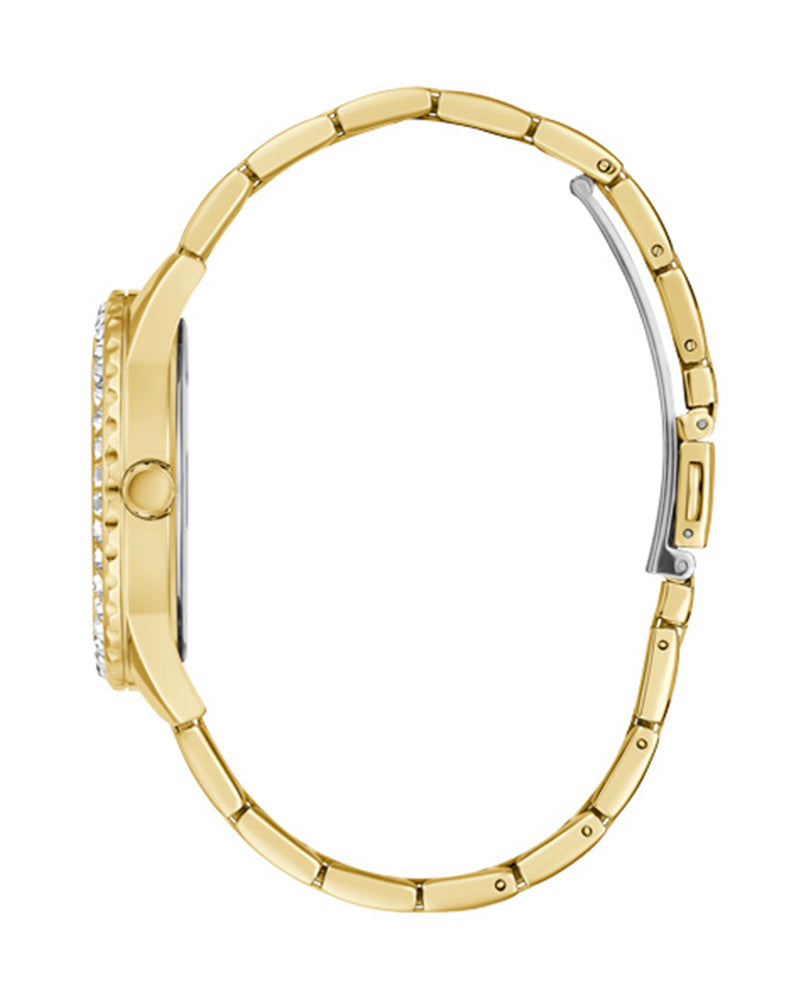 Guess Glitter Burst Gold Tone Womenβs Watch GW0405L2 - Watch