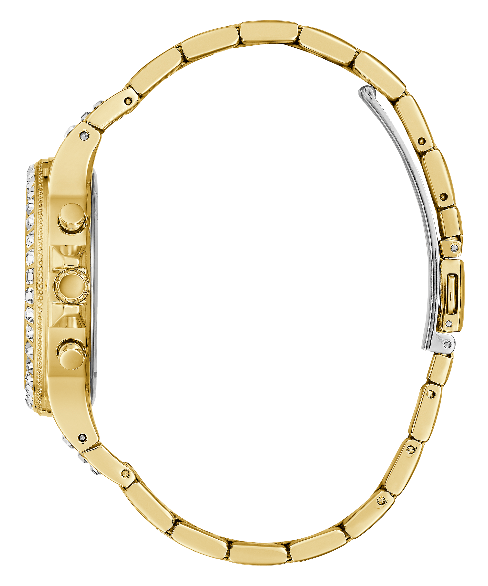 Guess Gold Tone Stainless Steel Womenβs Watch GW0320L5 - Watch