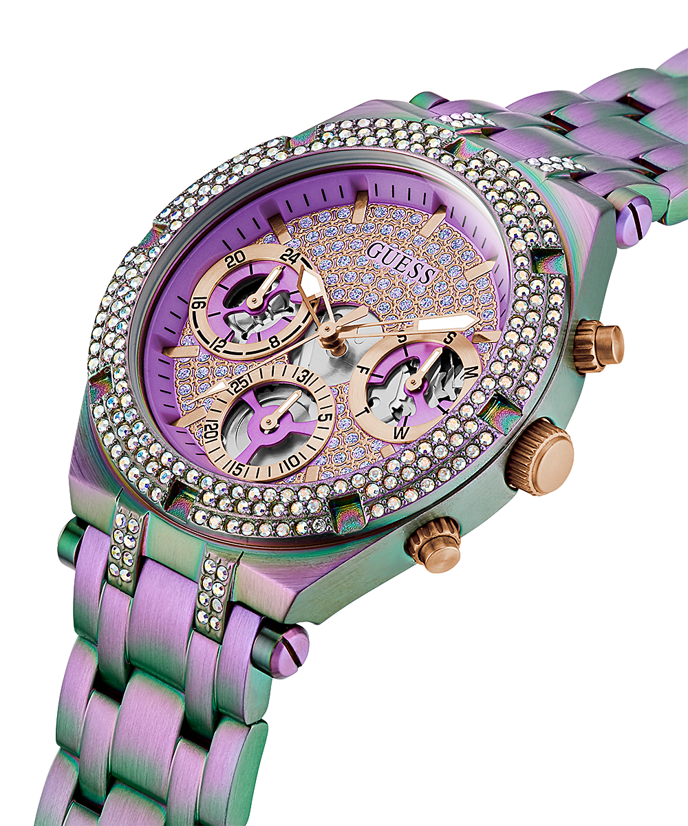 Guess Iridescent Heiress Rainbow Womenβs Watch GW0440L3 - Watch