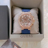 Guess Moonlight Chronograph Blue Strap Women's Watch GW0257L3 (Defect)