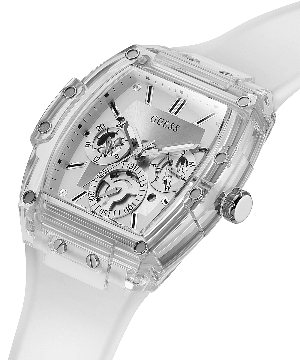 Guess Multi-function Clear PU Menβs Watch GW0203G1 - Watch