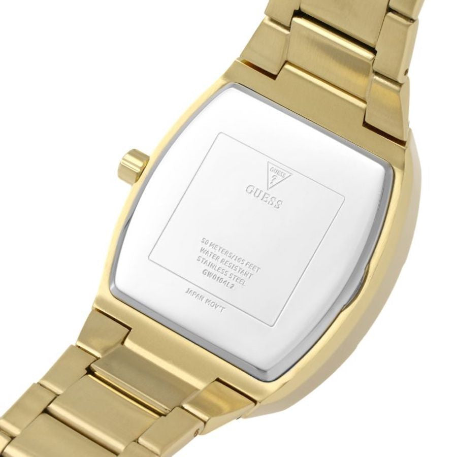 Guess Pave Gold Dial Womenβs Watch GW0104L2 - Watch