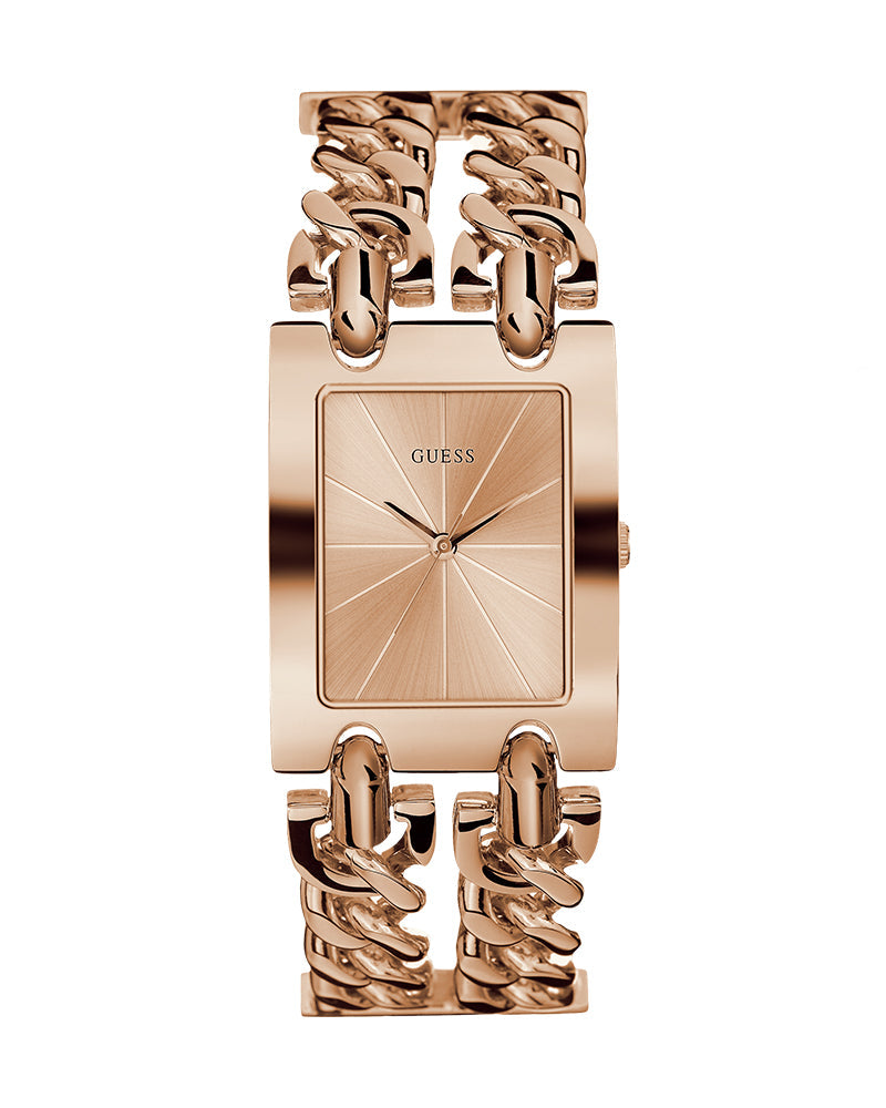 Guess Women's Analog RoseGold Case Rosegold Dial Women's Watch W1117L3 - The Watches Men & CO