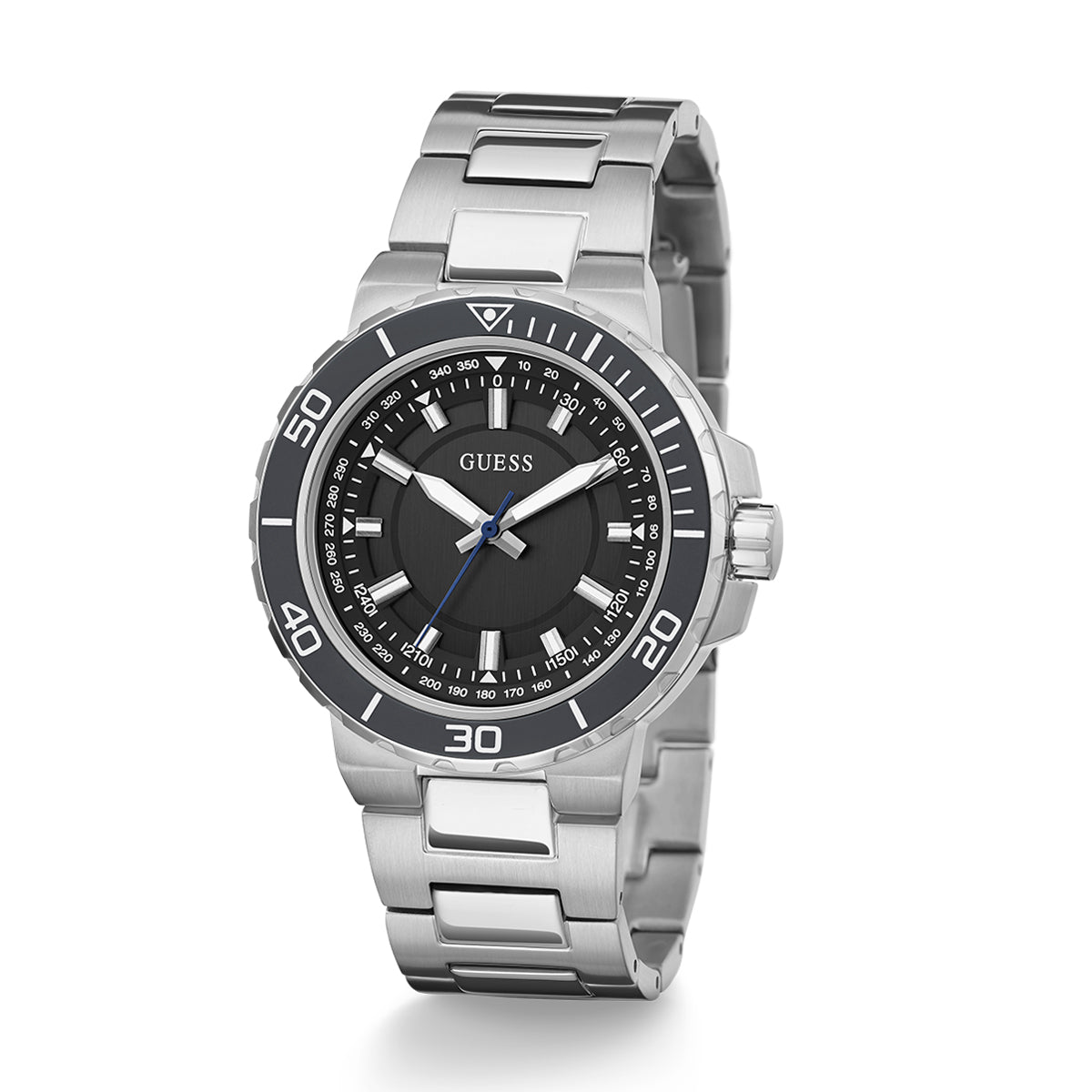 Guess Track Silver Tone Menβs Watch GW0426G1 - Watch