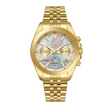 Beverly Hills Polo Club Multi-Function Analog Watch Gold Stainless Steel Watch BP3656C.120
