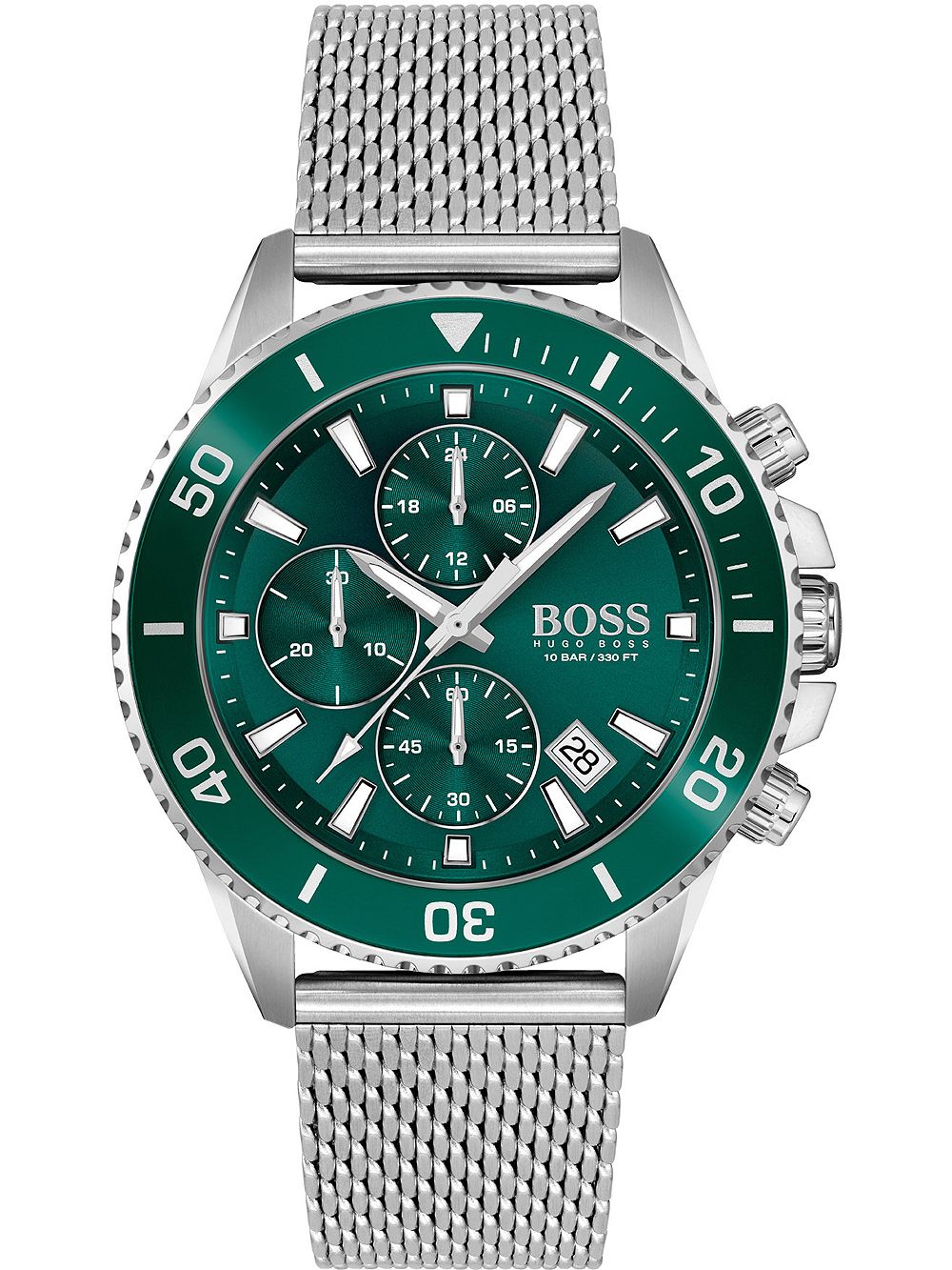 Hugo Boss Admiral Green Dial Men's Watch 1513905