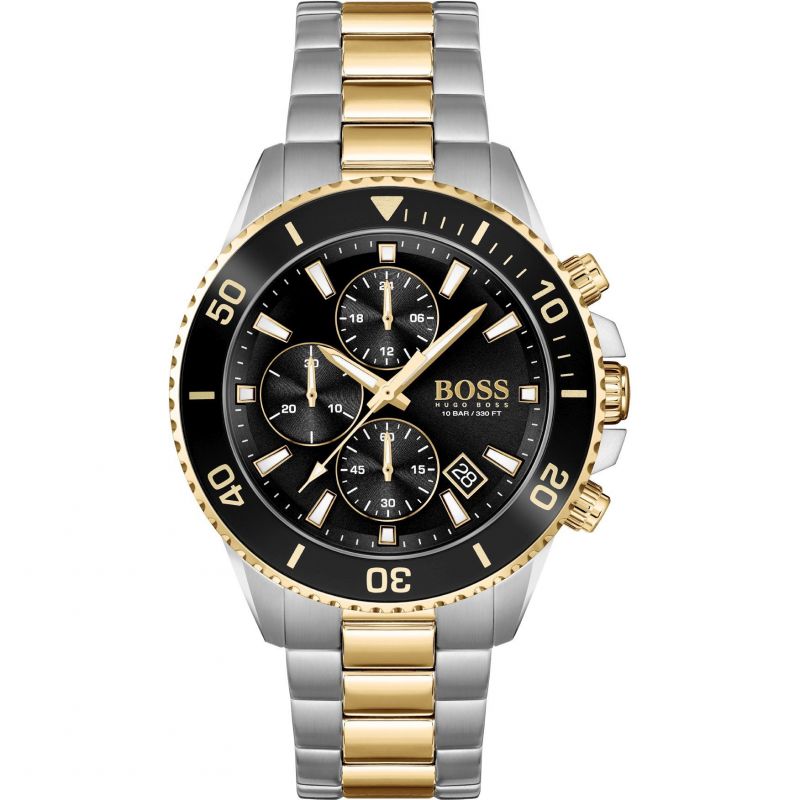 Hugo Boss Admiral Two Tone Chronograph Men's Watch 1513908