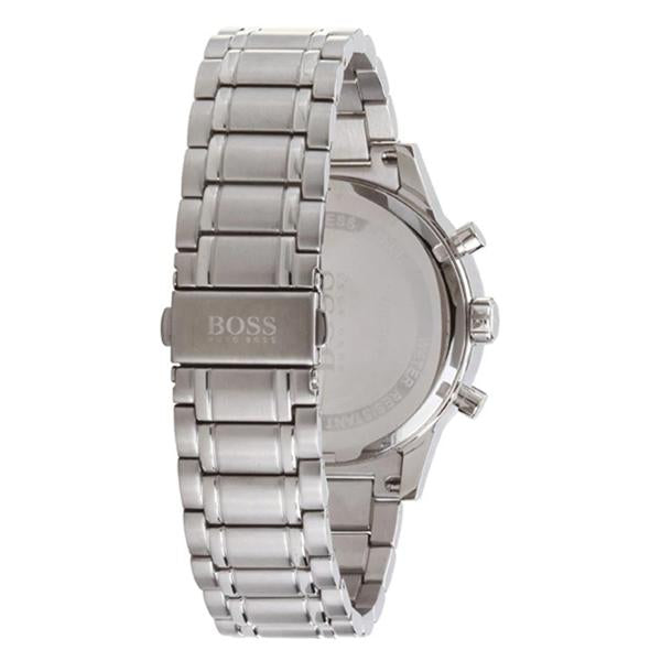 Hugo Boss Aeroliner Chronograph Blue Dial Silver Men's Watch 1513183