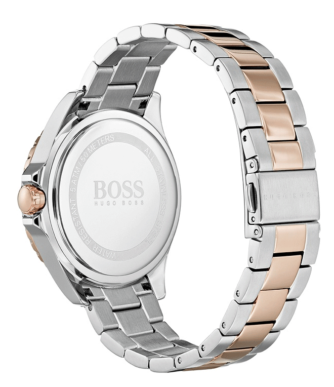 Hugo Boss Classic Silver Two Tone Womenβs Watch 1502446 - Watch