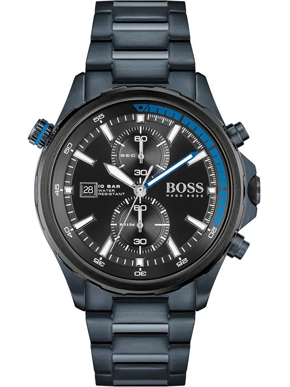 Hugo Boss Globetrotter Black Dial Men's Watch 1513824 - The Watches Men & CO