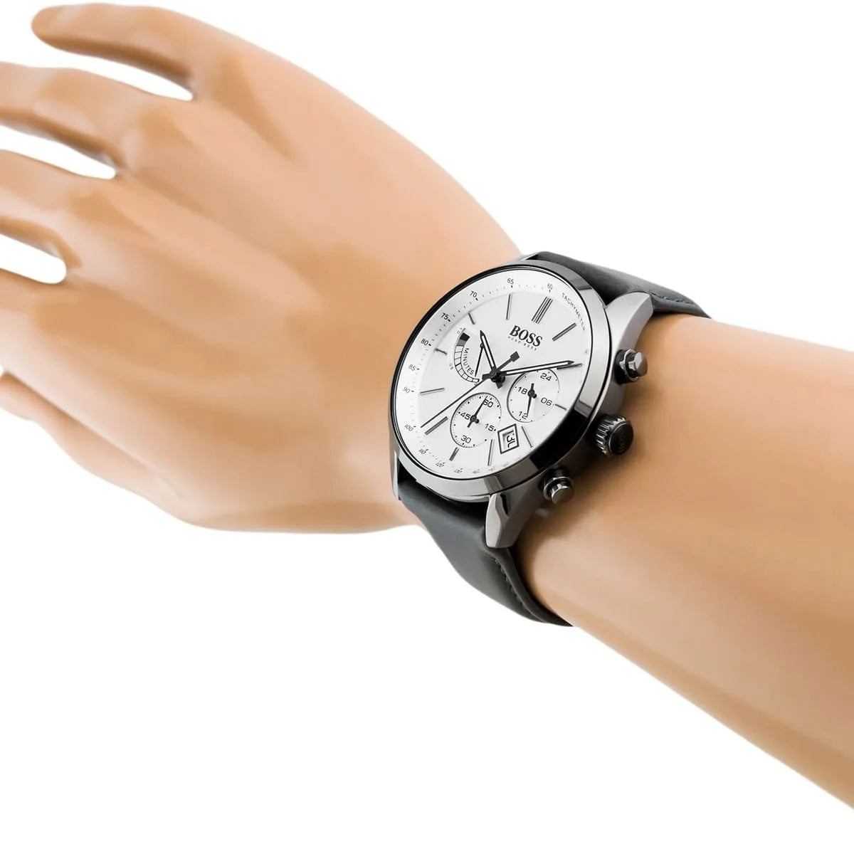 Hugo Boss Grand Prix Grey Dial Menβs Watch 1513633 - Watch