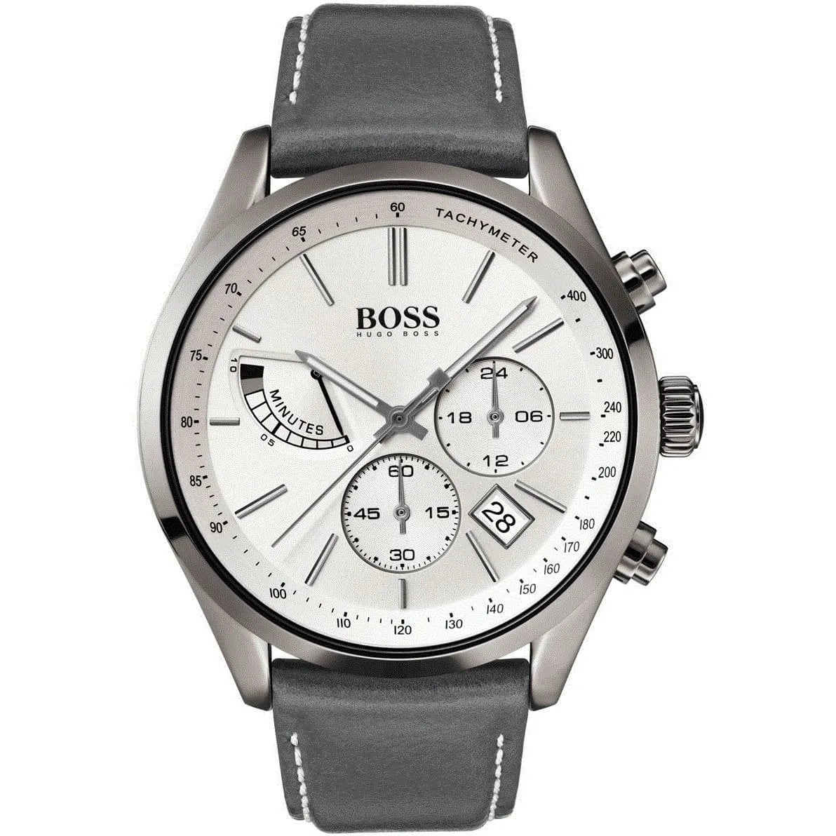 Hugo Boss Grand Prix Grey Dial Menβs Watch 1513633 - Watch