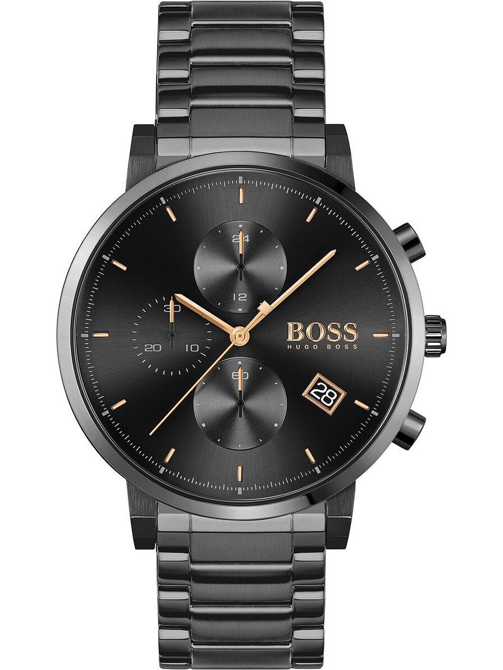 Hugo Boss Integrity Black Stainless Steel Menβs Watch 1513780 - Watch