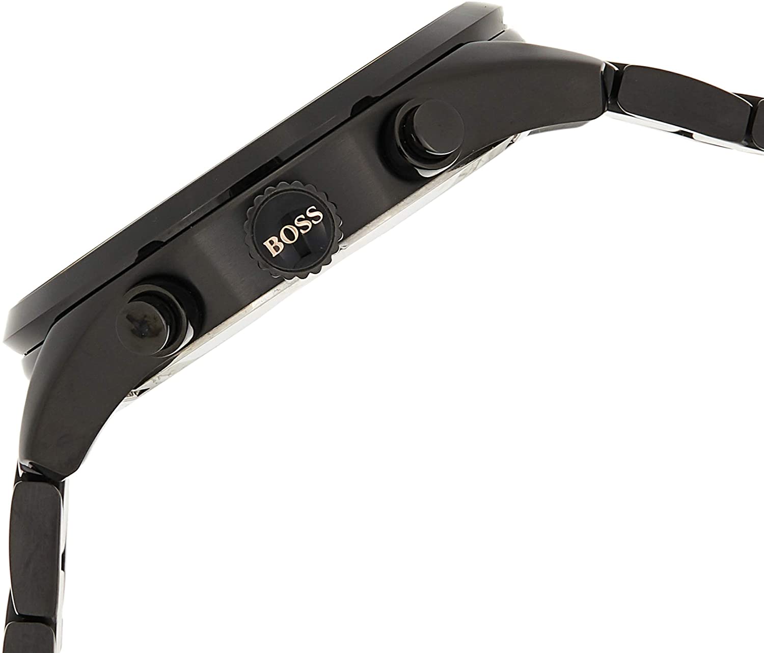 Hugo Boss Men's Grand Prix Black IP/Gold Accent HB1513578 - The Watches Men & CO #5