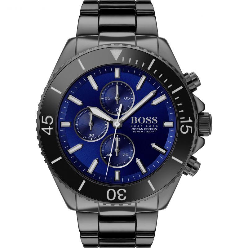 Hugo Boss Ocean Ceramic Edition Blue Dial Men's Watch 1513743