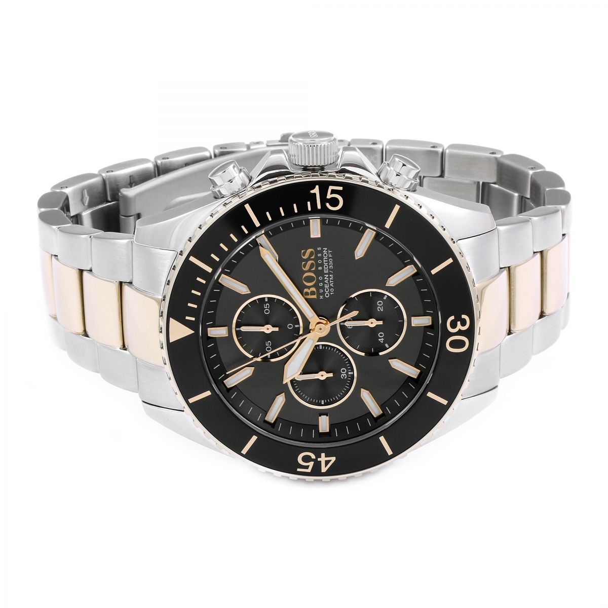 Hugo Boss Ocean Edition Chronograph Two-Tone Men's Watch 1513705