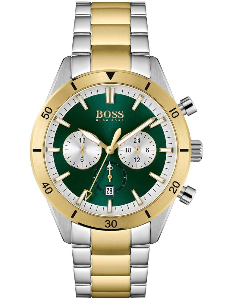Hugo Boss Santiago Two Tone Chronograph Men's Watch 1513872