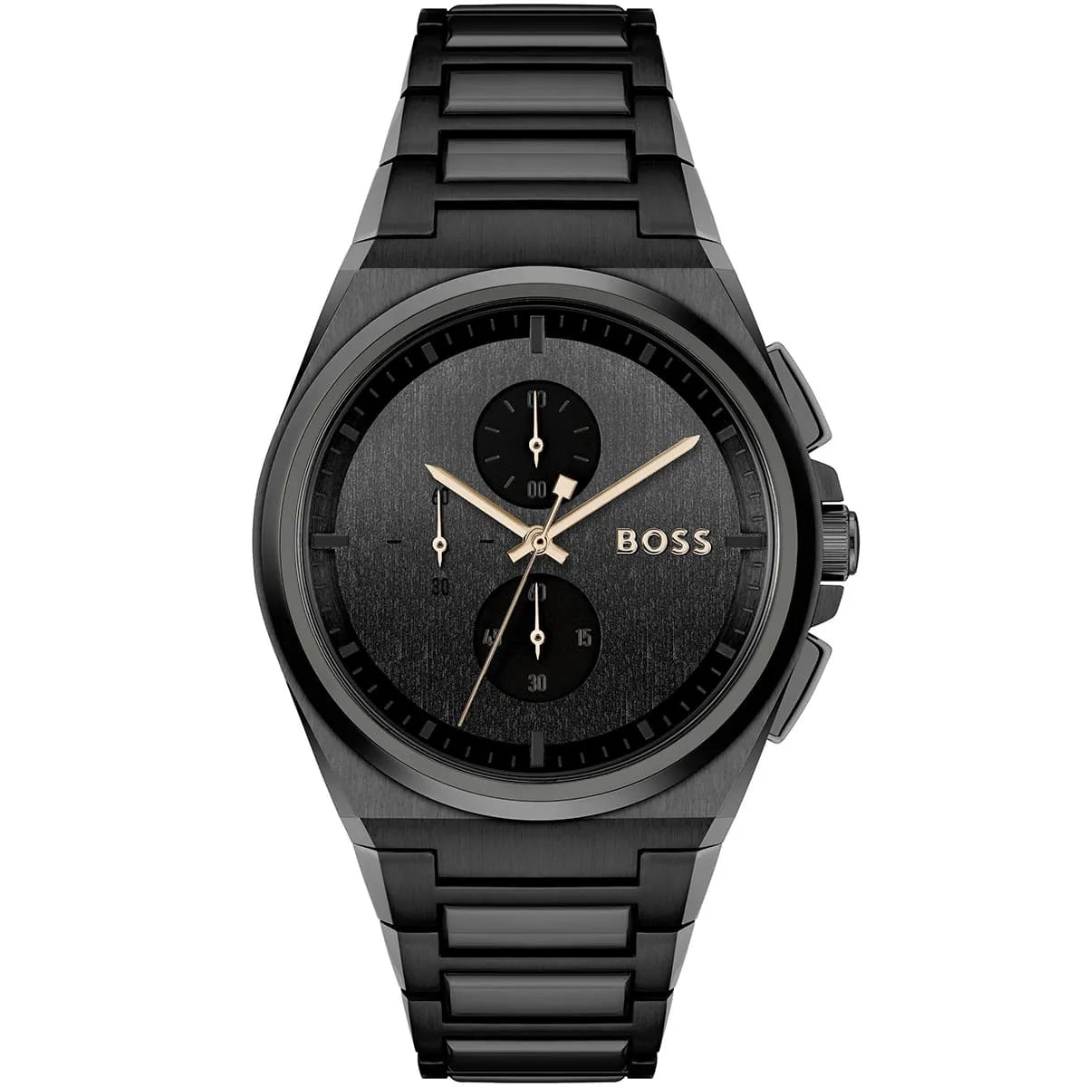 Hugo Boss Steer Chronograph Black Dial Men's Watch - 1514068
