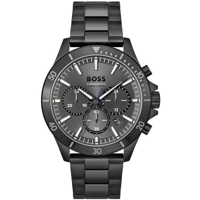Hugo Boss Troper Chronograph Black Dial Men's Watch - 1514058