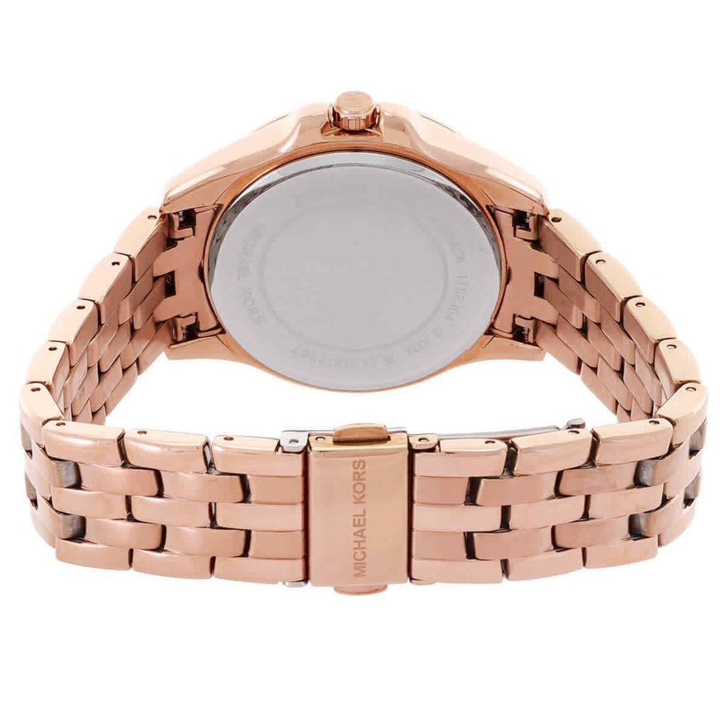 Michael Kors Mini Pilot Pavé Rose Gold Women's Watch - MK7367