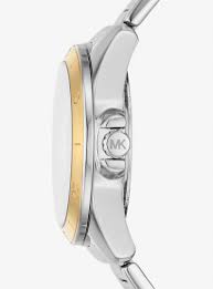Michael Kors Mini Alek PavΓ© Two-Tone Watch MK7265