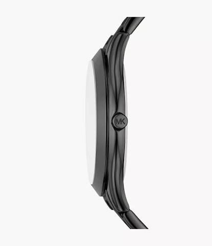 Michael Kors Oversized Slim Runway Black-Tone Watch MK4734