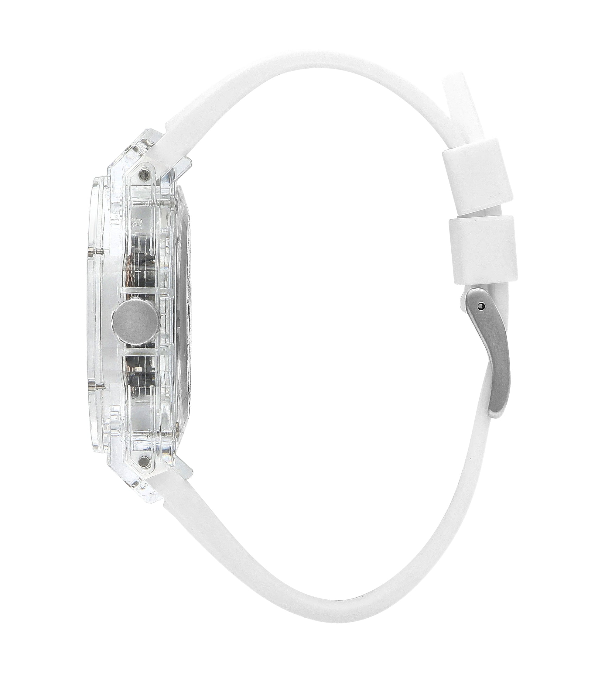 Lee Cooper Multifunction Silver Dial White Silicone Watch – LC07975.333