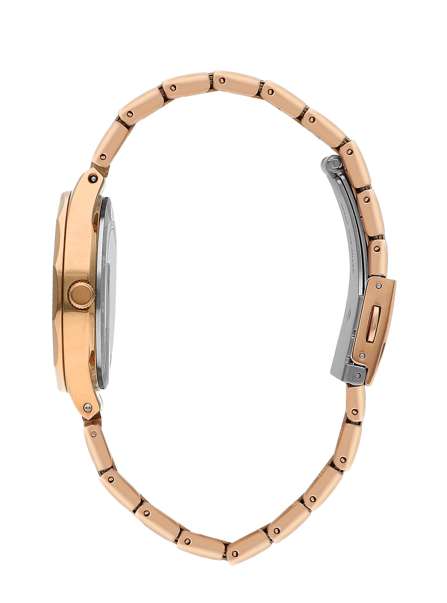 Lee Cooper StyleWork White and Green MOP Dial Rose Gold Watch – LC07922.470