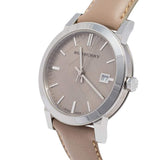 Burberry Men's Large Check Tan Leather Strap Men's Watch BU9010 - Watches of Australia #2