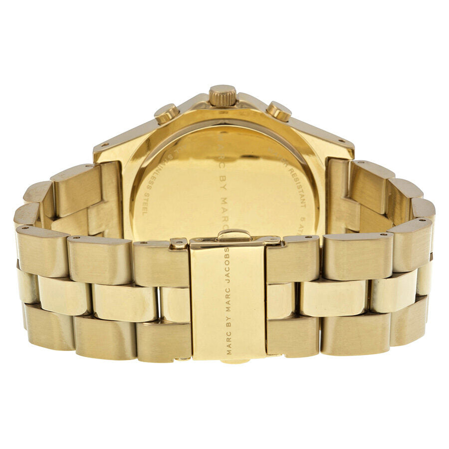 Marc by Marc Jacobs Blade Black Dial Gold Tone Ladies Watch MBM3309 - Watches of Australia #3