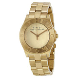 Marc by Marc Jacobs Blade Gold Dial Gold-tone Ladies Watch MBM3126 - Watches of Australia