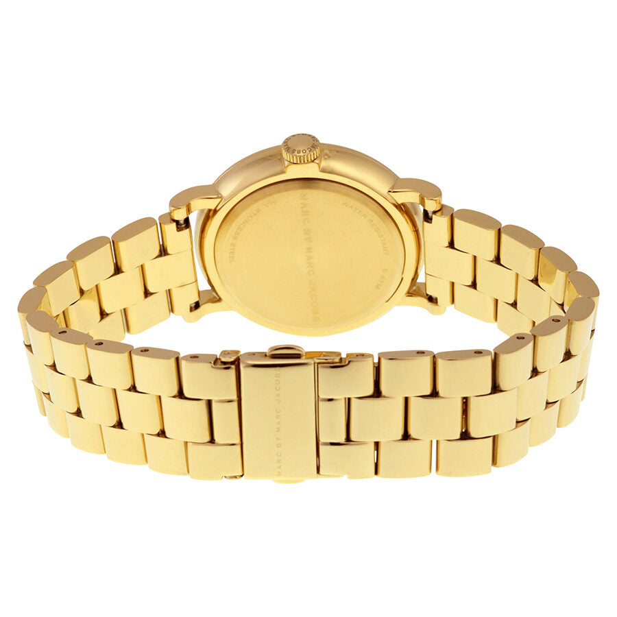 Marc By Marc Jacobs White Dial Gold-tone Ladies Watch - MBM3243