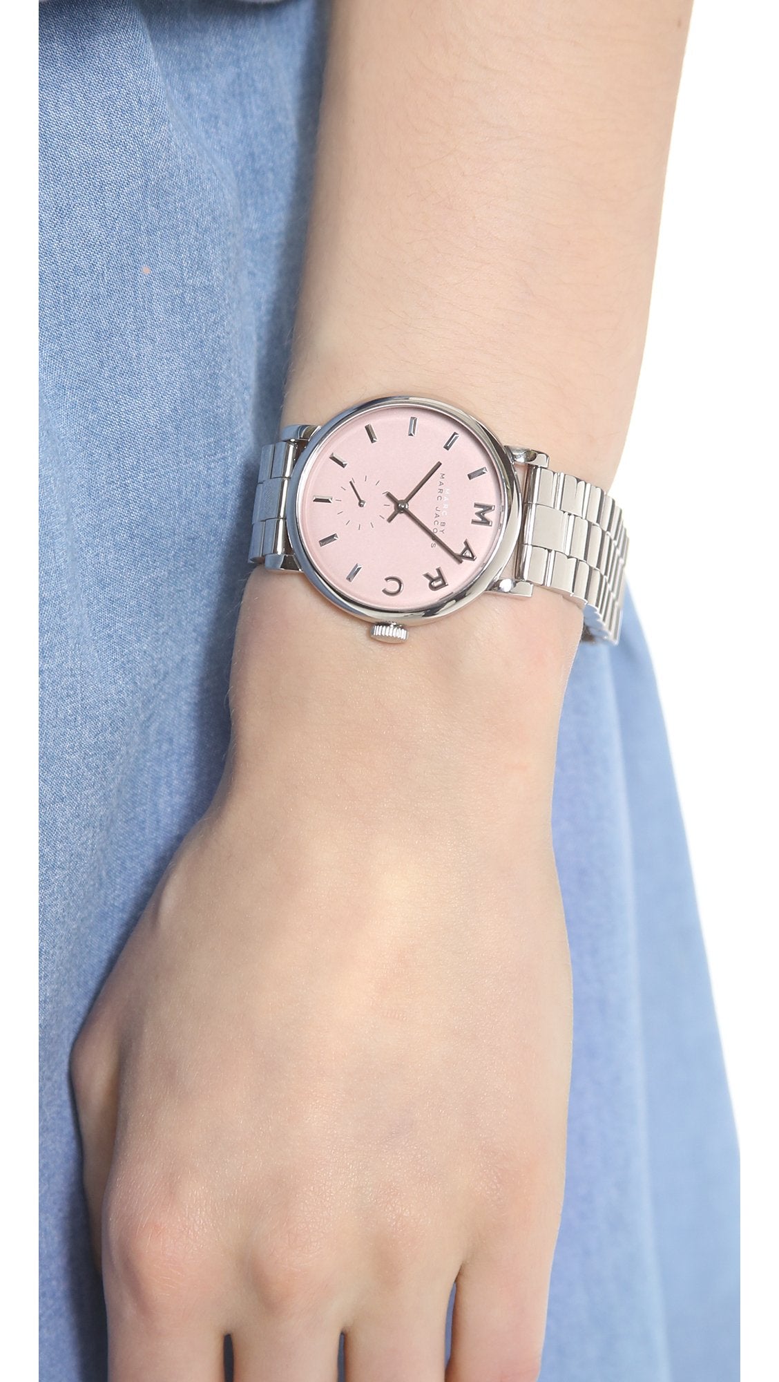 Marc By Marc Jacobs Baker Pink Women's Steel Wrist Watch MBM3280 - Watches of Australia #4