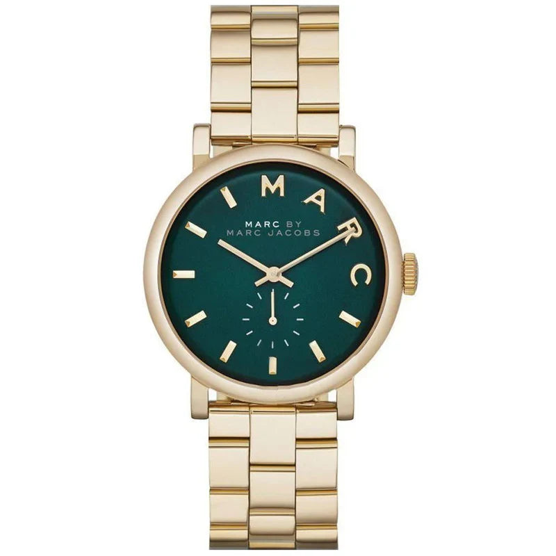 Marc By Marc Jacobs Baker Green Dial Gold-tone Ladies Watch - MBM3245