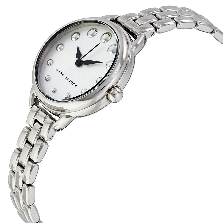 Marc Jacobs Betty White Dial Silver Watch MJ3497