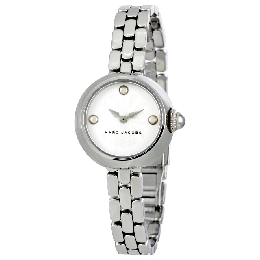 Marc Jacobs Courtney White Dial Silver Watch MJ3456