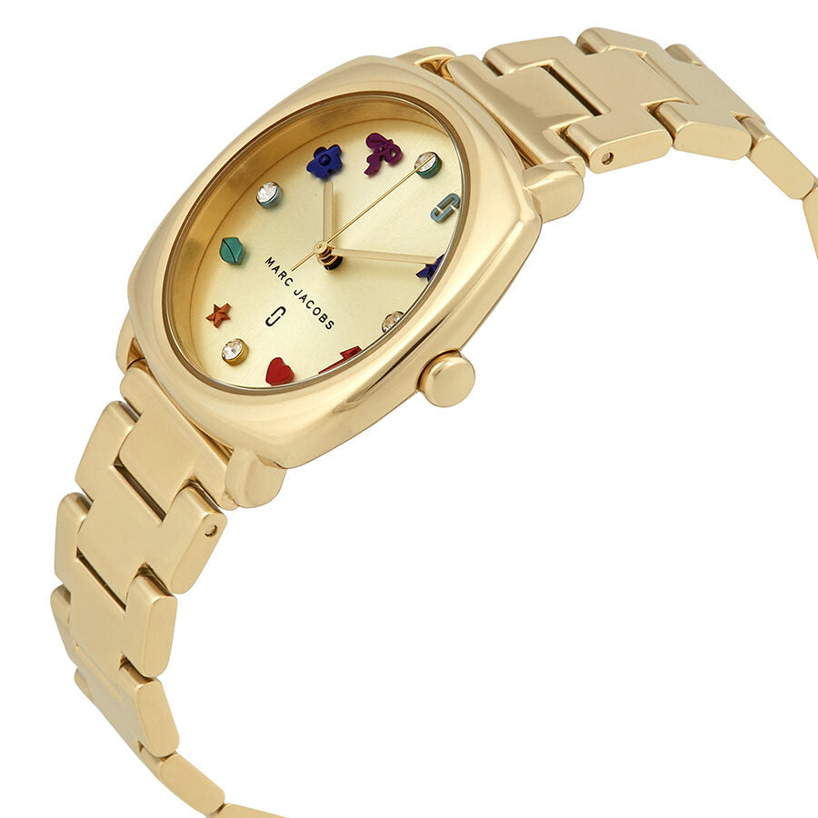 Marc Jacobs Mandy Gold Dial Gold Steel Watch - MJ3549