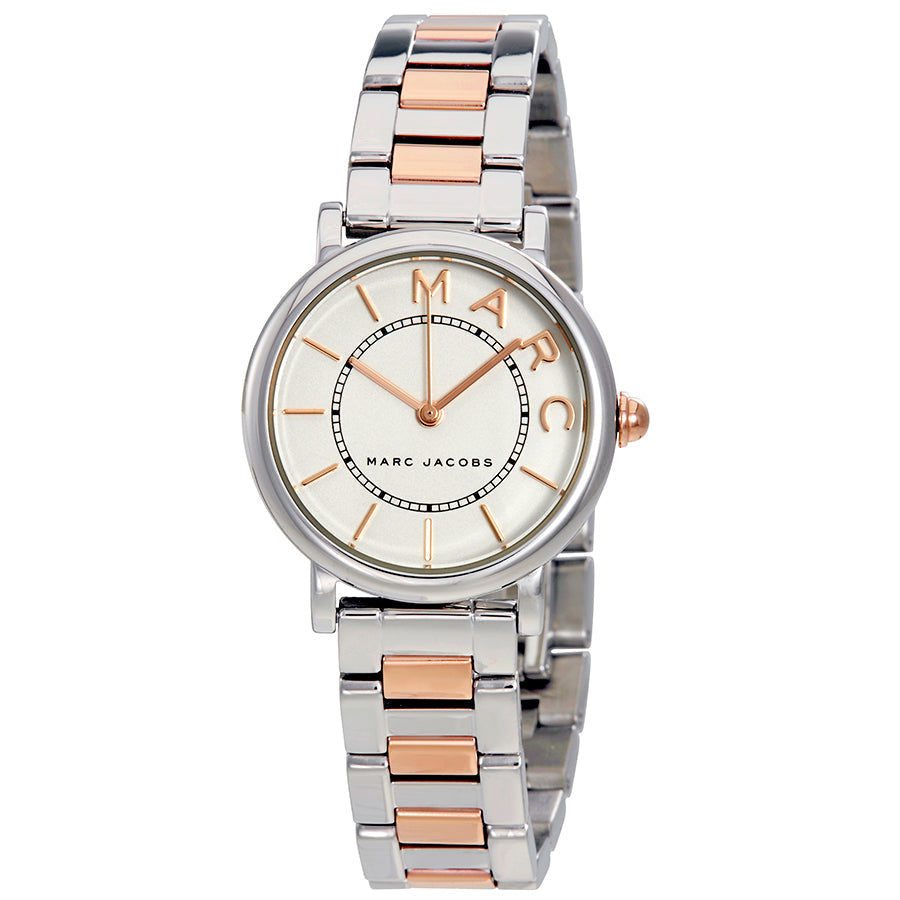 Marc Jacobs Roxy Silver Dial Two Tone Steel Strap Women Watch - MJ3551