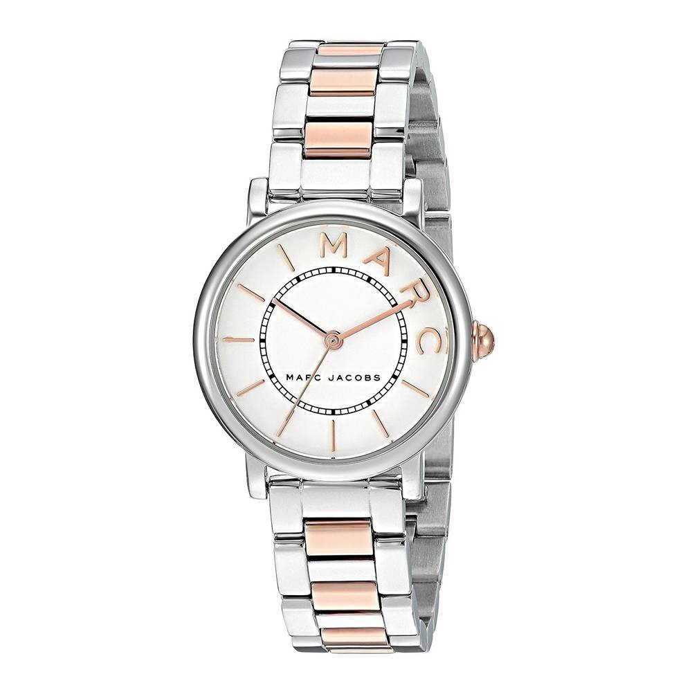 Marc Jacobs Roxy Silver Dial Two Tone Steel Strap Women Watch - MJ3551